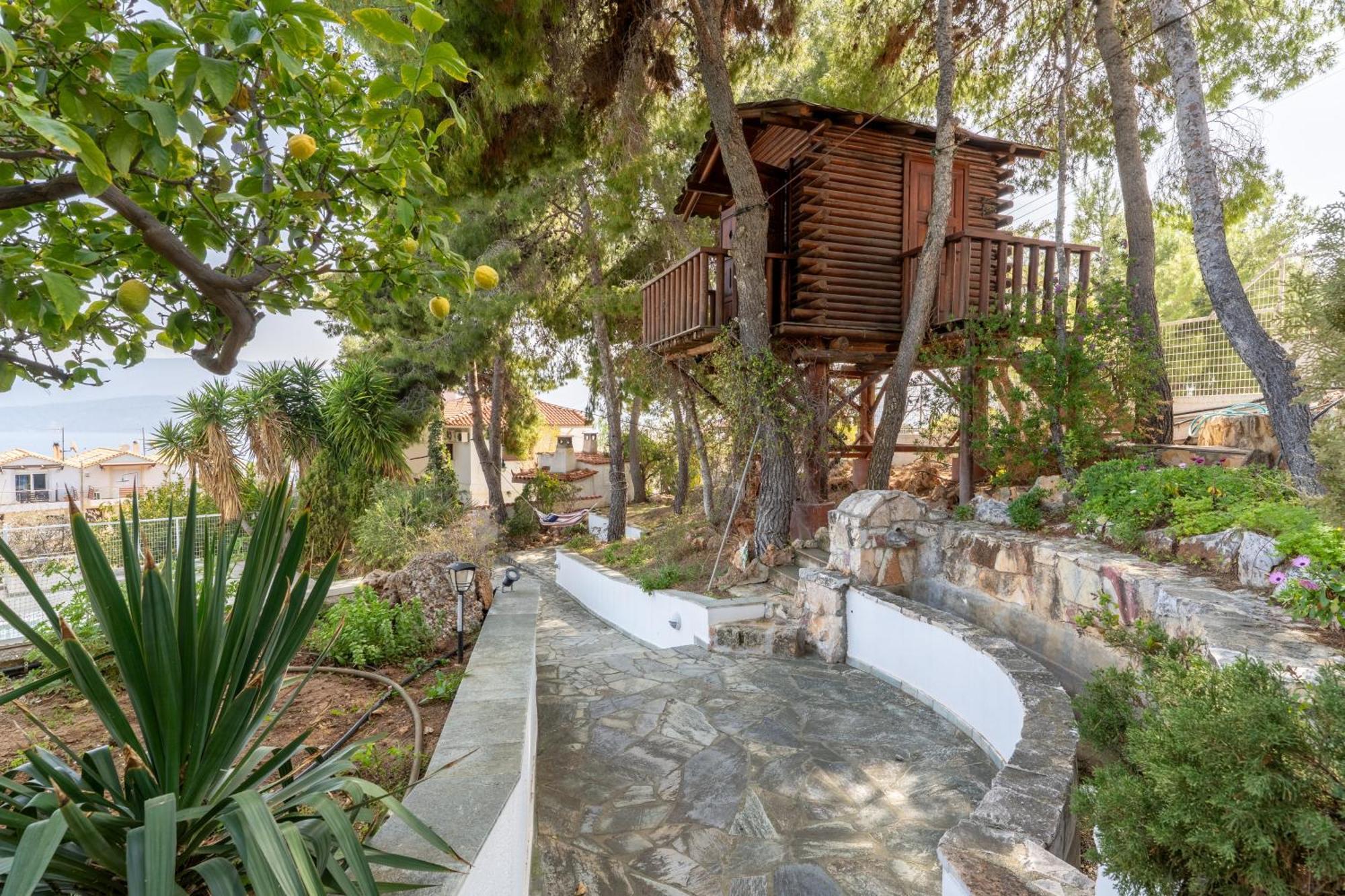 The House Of Gratitude - Poolside Retreat Holiday home Loutra Oraias Elenis